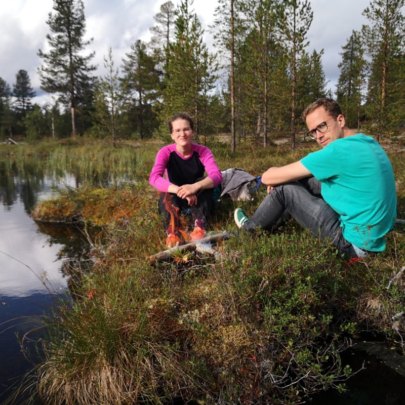 Ved Ounasjärvi i Enontekiö